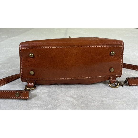 PATRICIA NASH Medium Leather Backpack Vintage Benefits Charity - Picture 9 of 16